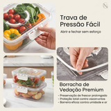 Organizador Hermético de Geladeira com 4 Divisórias - imagem 4
