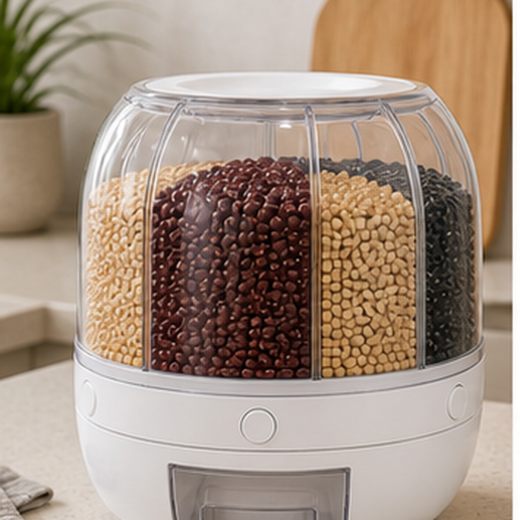 Dispenser Giratório para Grãos
