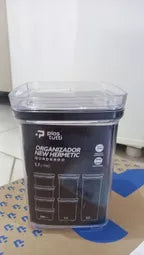 Foto de avaliação do pote hermético